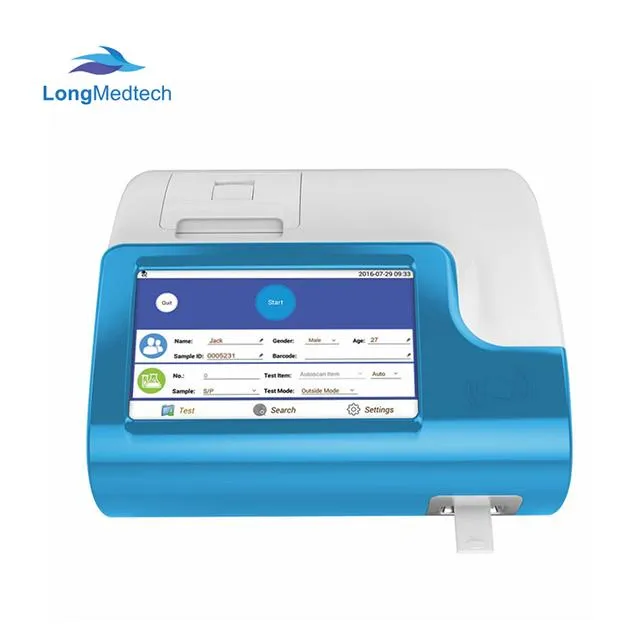 Getein 1100 Analizzatore quantitativo di immunofluorescenza Analizzatore portatile per test immunologico Poct Misuratore per test immunologico